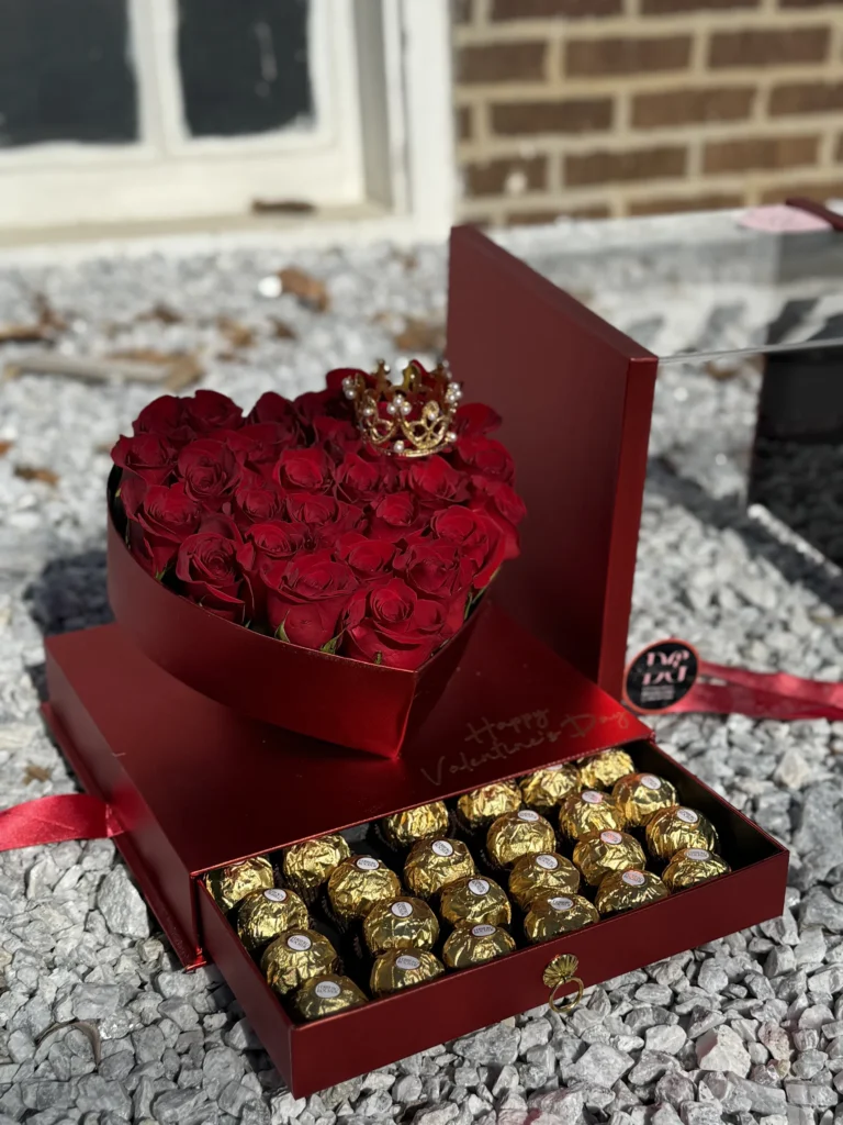 Luxury Rose & Chocolate Gift Box